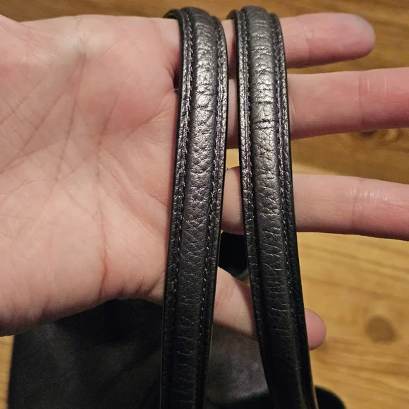 Coach Pebbled Leather Shoulder Bag – Grey Three Pocket - Picture 9 of 13